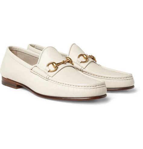 gucci loafers men white|gucci jordaan loafer men.